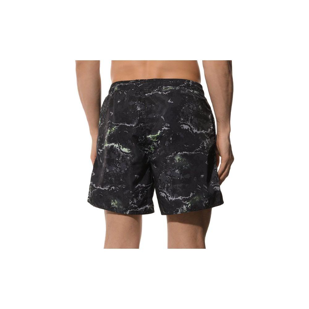 Comme Des Fuckdown Army Polyester Men's Swim Trunks Comme Des Fuckdown