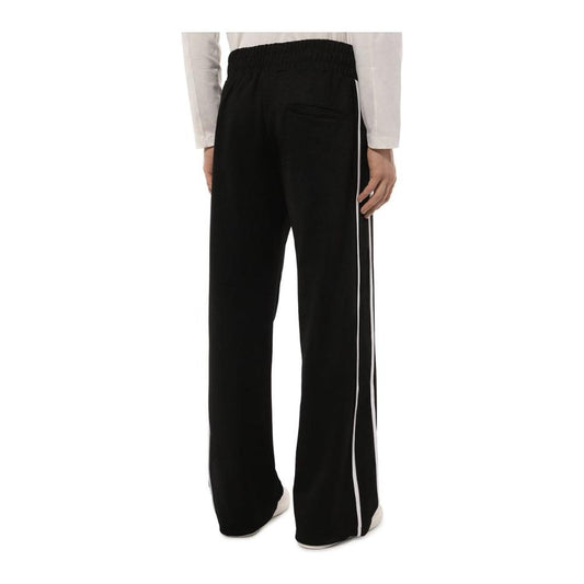 Black Polyester Jeans & Pant