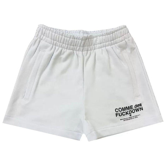 Comme Des Fuckdown White Cotton Short Comme Des Fuckdown