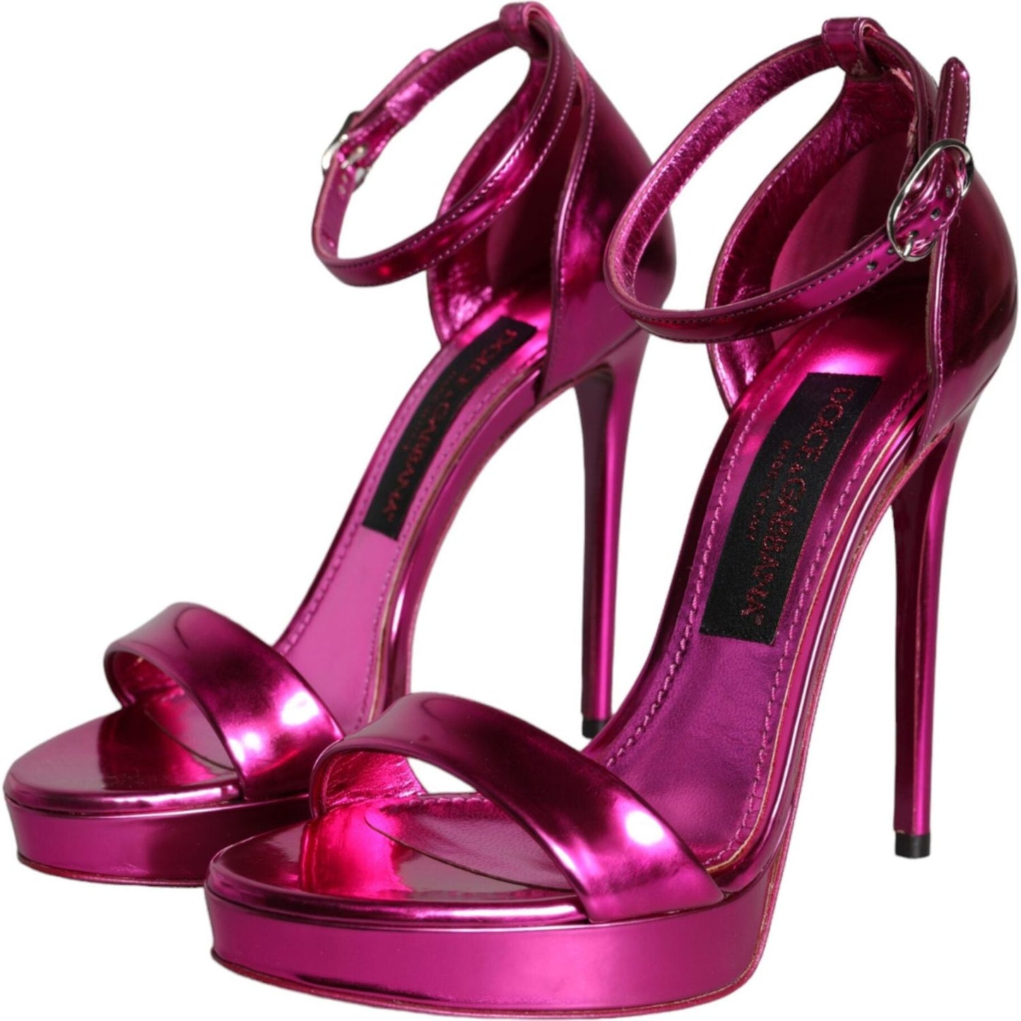 Dolce & Gabbana Fuchsia KEIRA Heels Ankle Strap Sandals Shoes