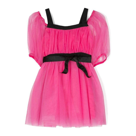 Fuchsia Nylon Dress