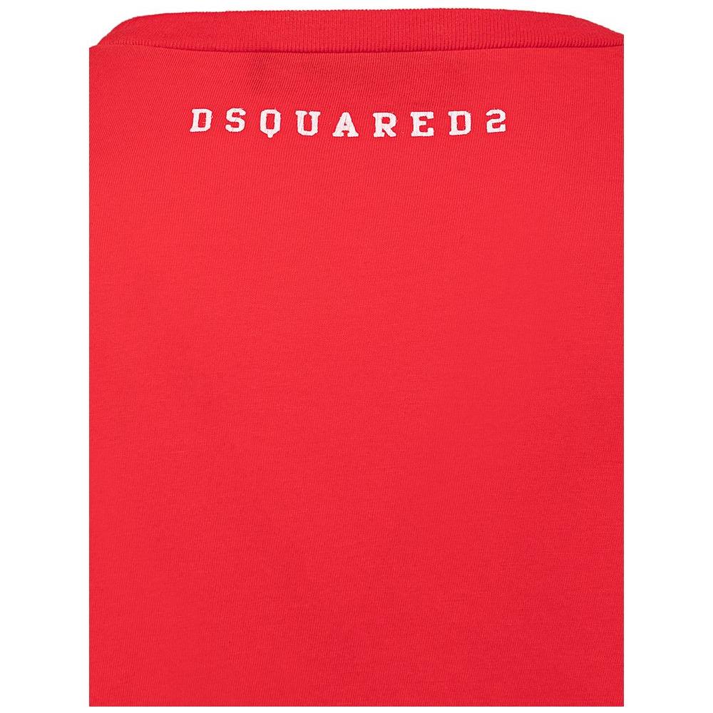 Dsquared² Red Cotton T-Shirt Dsquared²