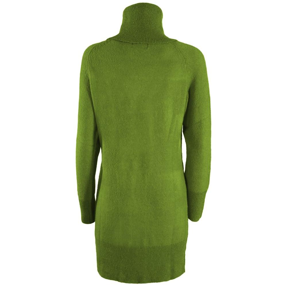 Yes Zee Green Viscose Dress Yes Zee