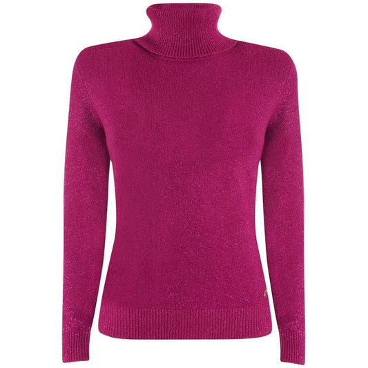 Yes Zee Fuchsia Viscose Sweater Yes Zee Maroon