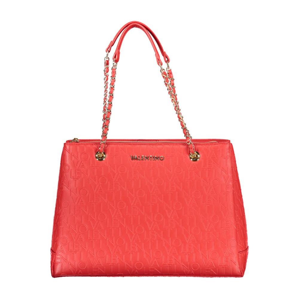 Valentino Bags Red Polyethylene Handbag Valentino Bags