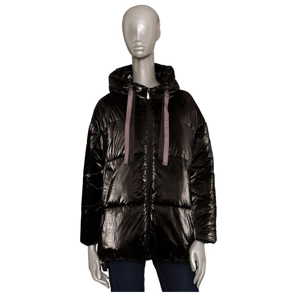 Baldinini Trend Black Polyester Women Jacket Baldinini Trend