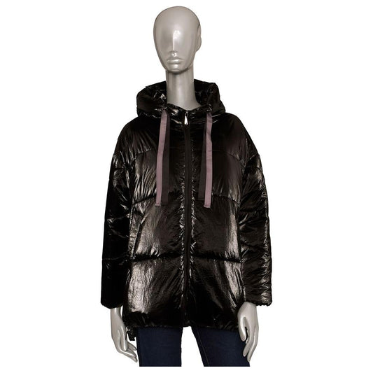 Baldinini Trend Black Polyester Women Jacket Baldinini Trend