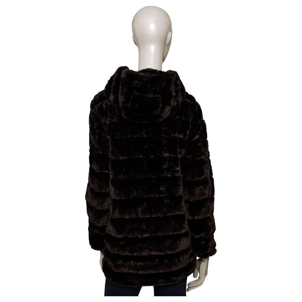 Baldinini Trend Black Polyester Women Coat