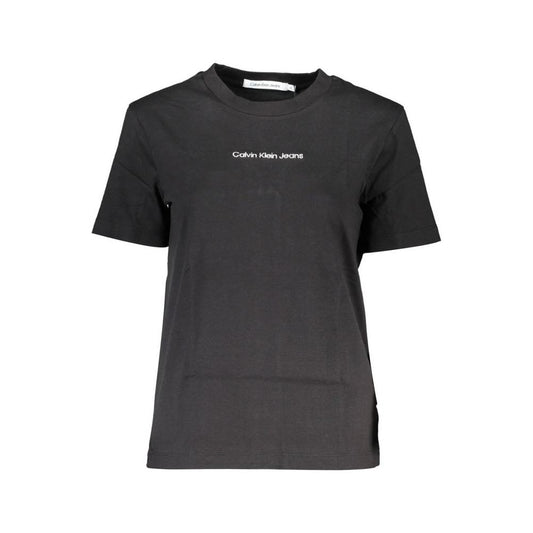 Calvin Klein Black Cotton Tops & T-Shirt