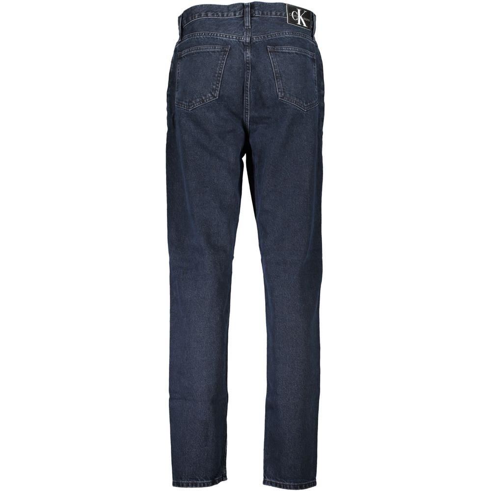 Calvin Klein Blue Cotton Jeans & Pant