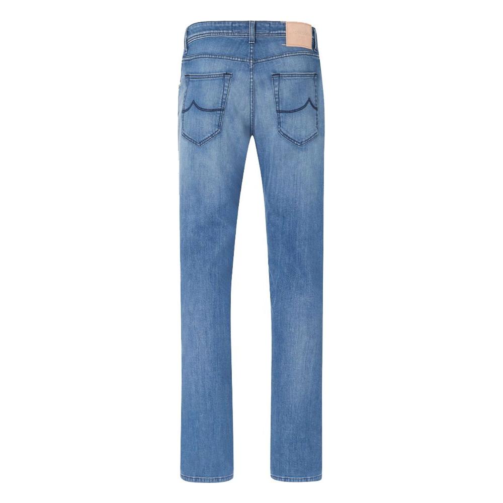 Jacob Cohen Light Blue Cotton Jeans & Pant Jacob Cohen