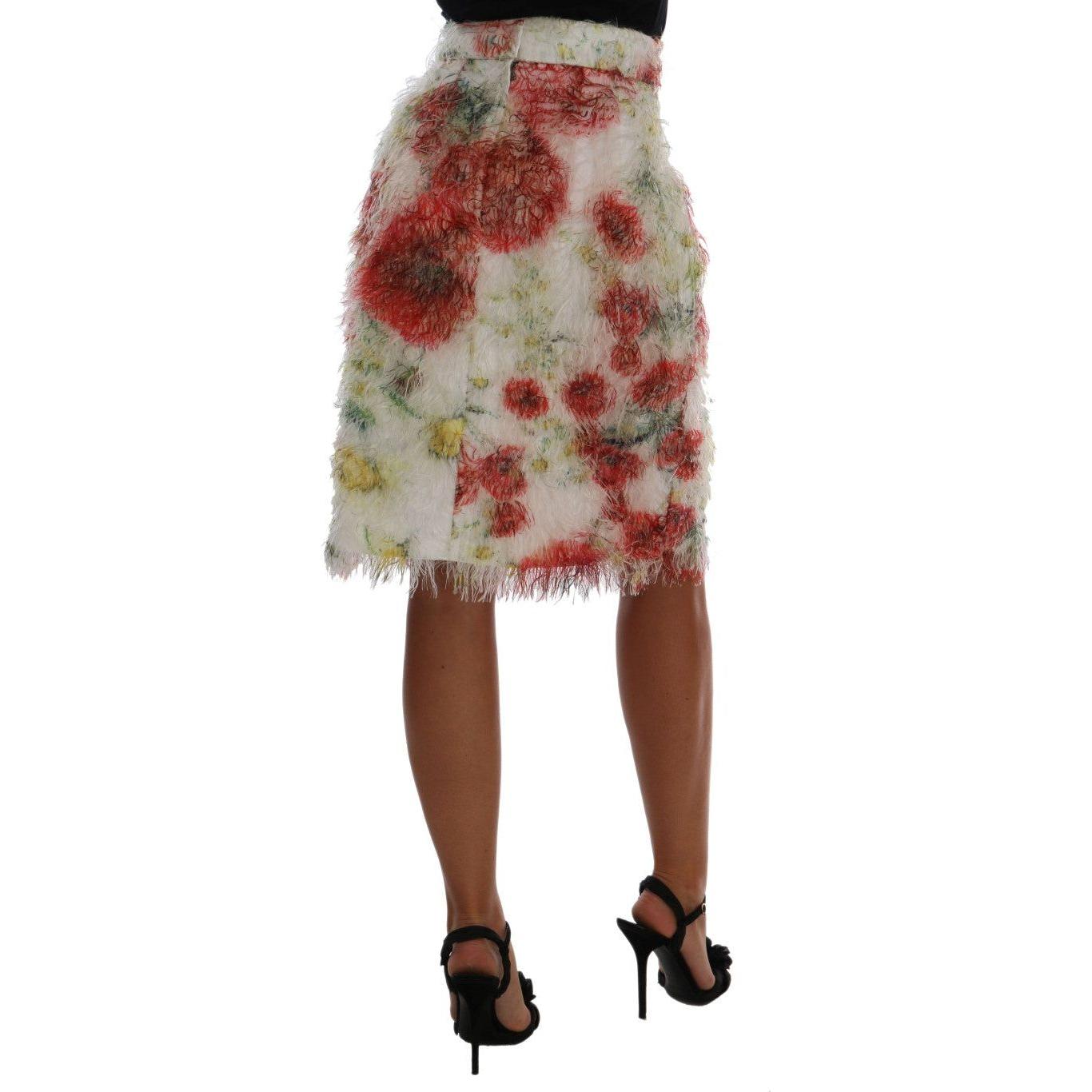 Dolce & Gabbana Floral Patterned Pencil Straight Skirt 1728,67345645728,Clothing,Dolce & Gabbana,IT38|XS,IT42|M,IT44|L,IT46|XL,Material: 100% Polyester,Midi - Skirts - Clothing,Multicolor,New with tags,Skirts - Clothing,Skirts - Women - Clothing,Women,Wom