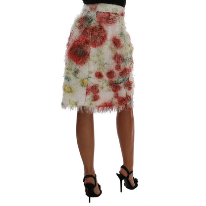 Dolce & Gabbana Floral Patterned Pencil Straight Skirt 1728,67345645728,Clothing,Dolce & Gabbana,IT38|XS,IT42|M,IT44|L,IT46|XL,Material: 100% Polyester,Midi - Skirts - Clothing,Multicolor,New with tags,Skirts - Clothing,Skirts - Women - Clothing,Women,Wom