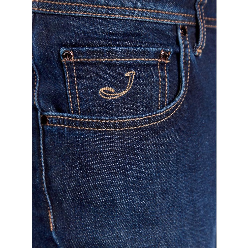 Jacob Cohen Blue Cotton Jeans & Pant Jacob Cohen