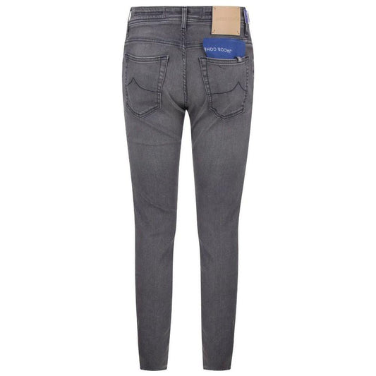 Jacob Cohen Gray Cotton Jeans & Pant Jacob Cohen