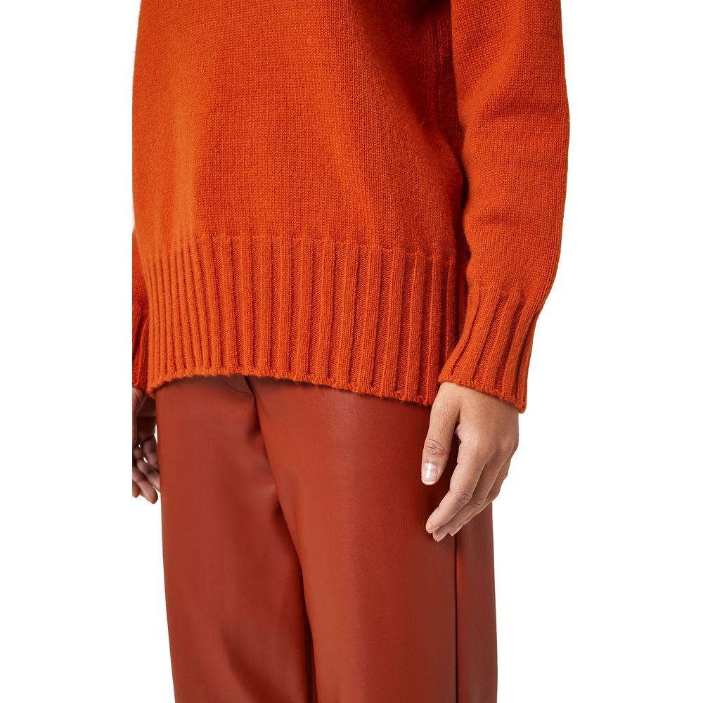 Alpha Studio Orange Cashmere Sweater Alpha Studio