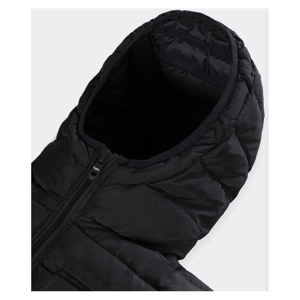 Refrigiwear Black Nylon Men Jacket Refrigiwear