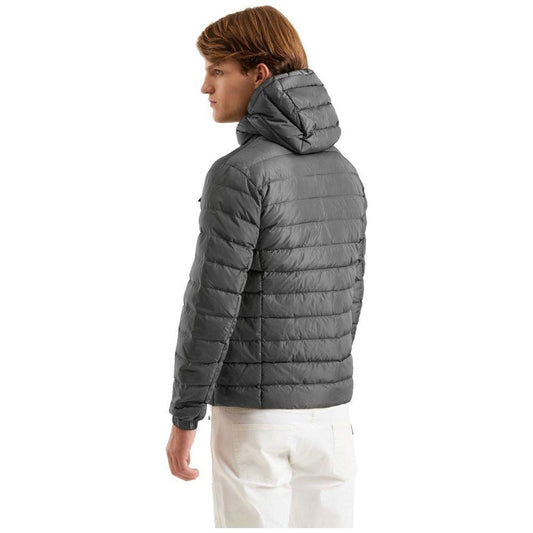 Refrigiwear Gray Nylon Men Jacket Refrigiwear