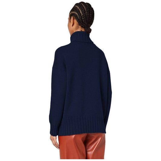 Alpha Studio Blue Cashmere Sweater Alpha Studio