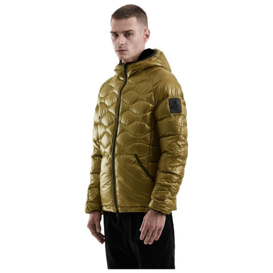 Refrigiwear Yellow Nylon Men Jacket Refrigiwear