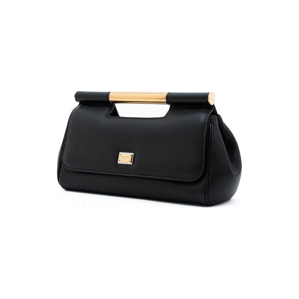 Dolce & Gabbana Black Leather Handbag Dolce & Gabbana