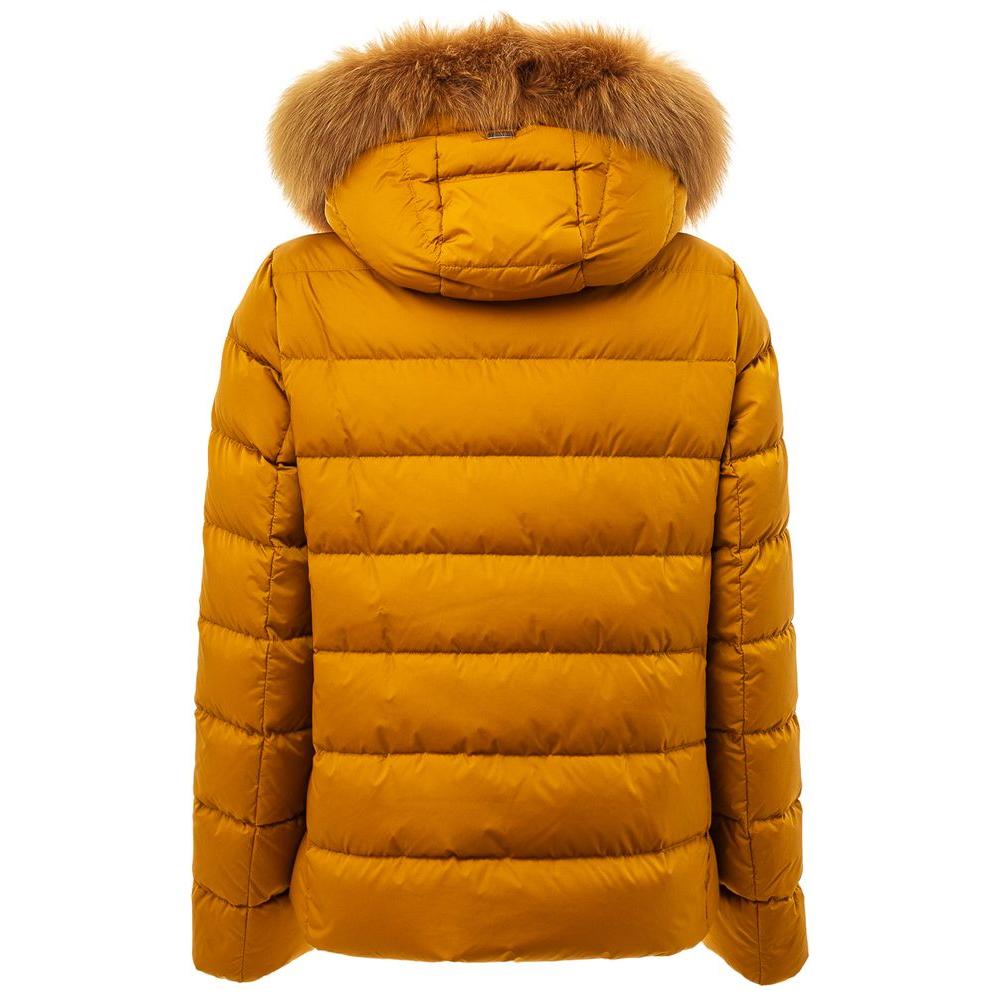 Herno Yellow Polyamide Jackets & Coat Herno