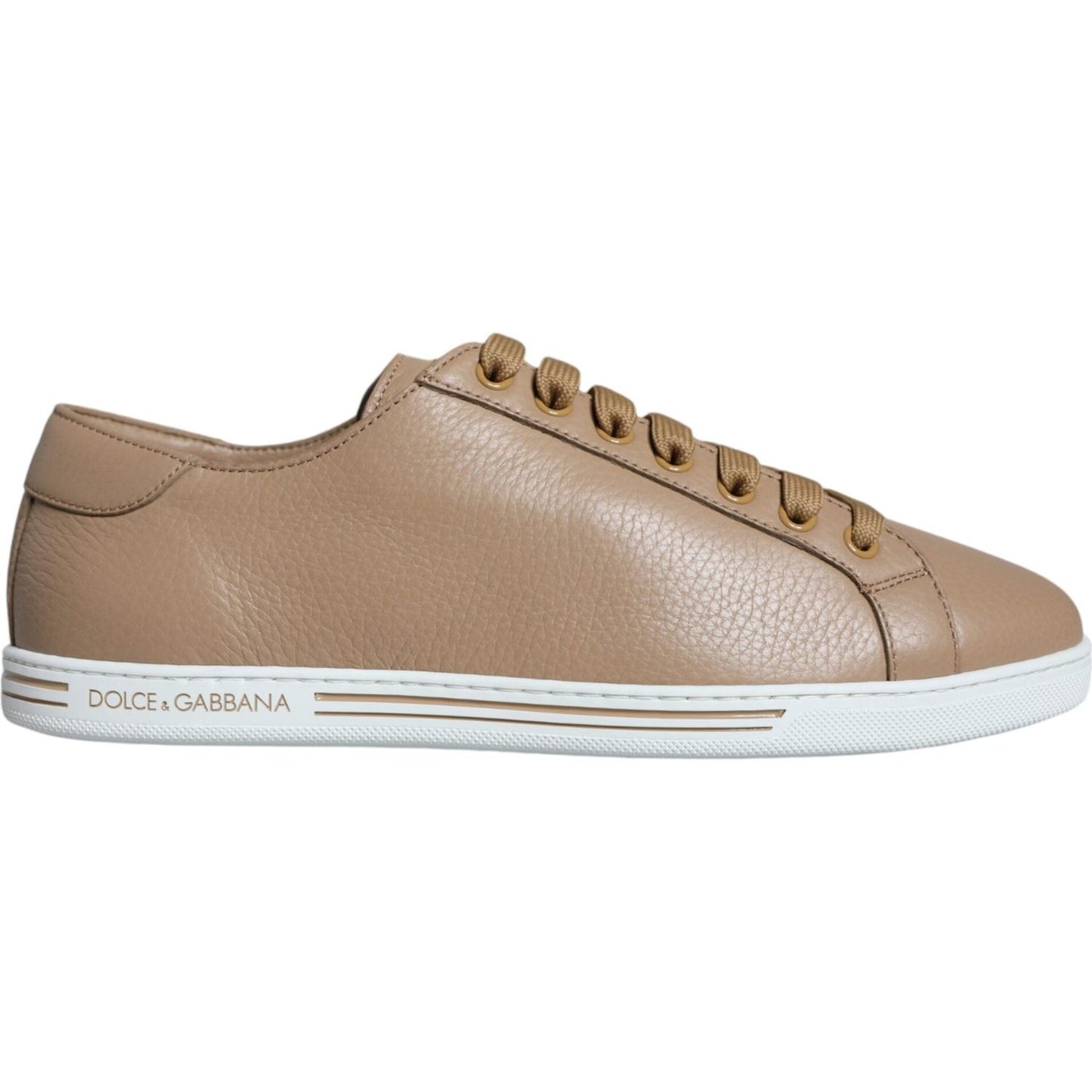 Dolce & Gabbana Brown Low Top Men Saint Tropez Sneakers Shoes Dolce & Gabbana