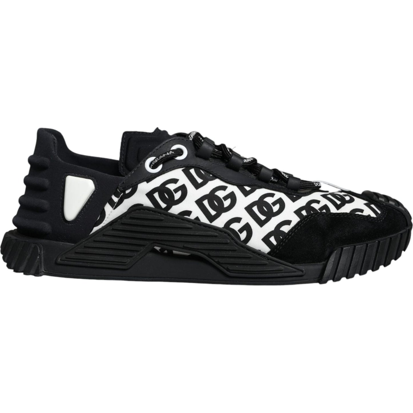 Dolce & Gabbana Black Logo Lace Up Low Top NS1 Sneakers Shoes Dolce & Gabbana