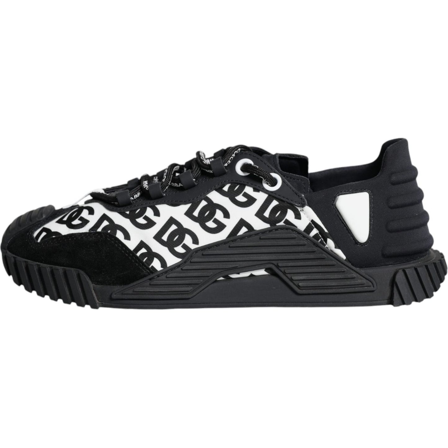 Dolce & Gabbana Black Logo Lace Up Low Top NS1 Sneakers Shoes Dolce & Gabbana