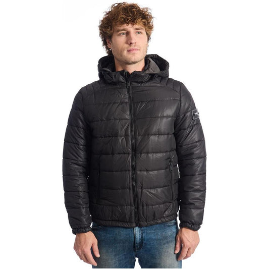 Baldinini Trend Black Polyester Men's Jacket Baldinini Trend