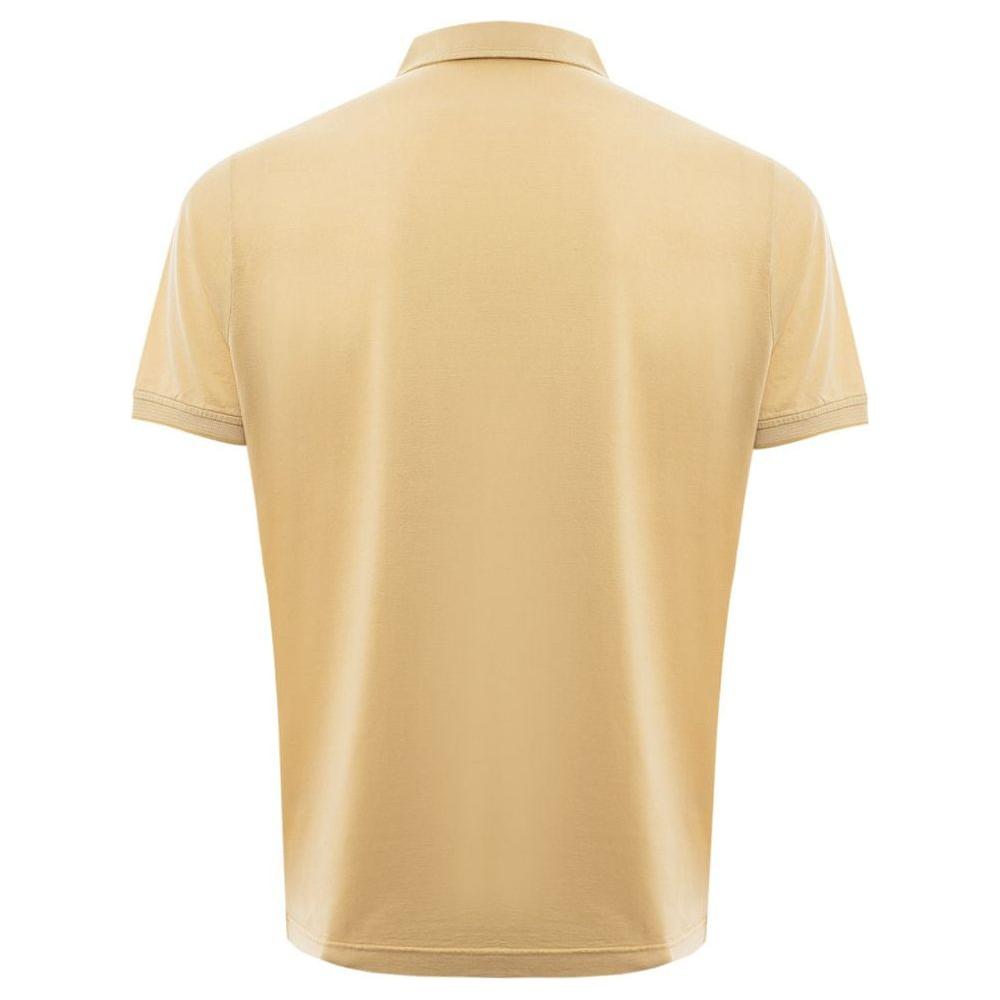 Loro Piana Yellow Silk Polo Shirt Loro Piana