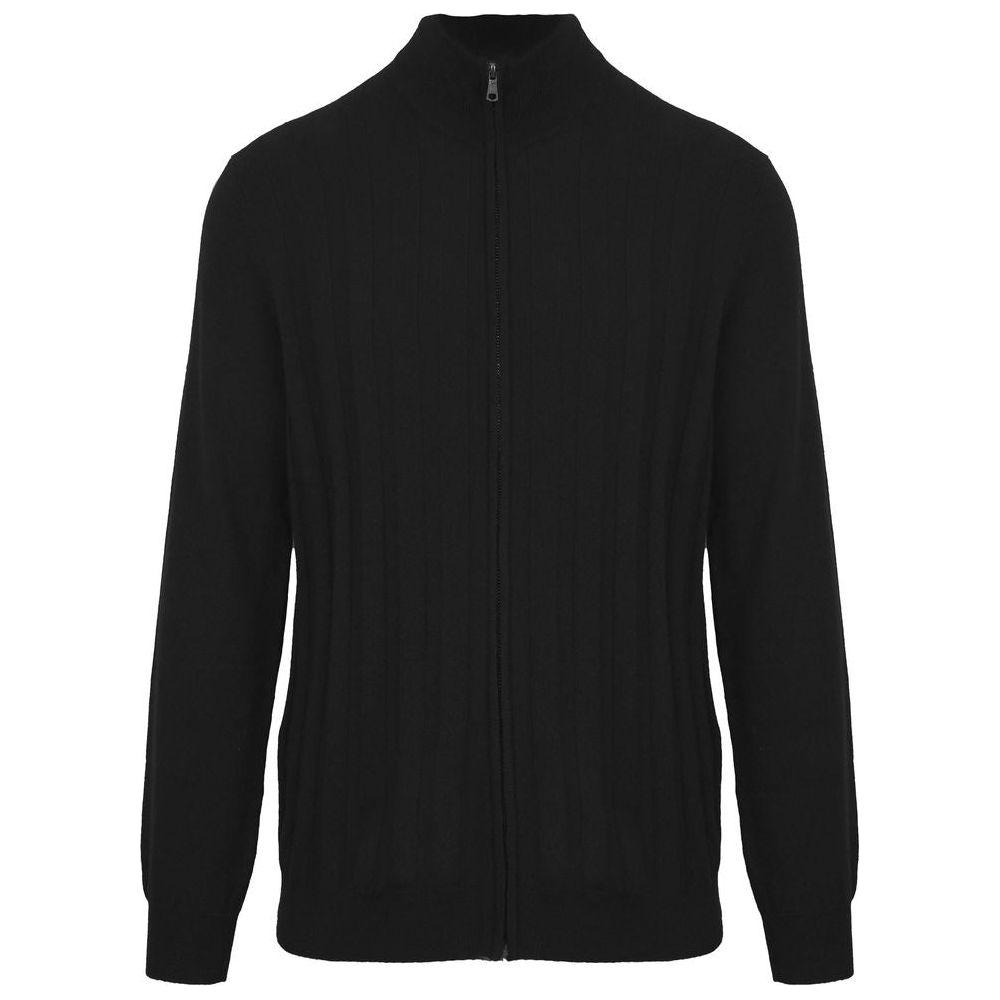 Malo Black Wool Sweater Malo