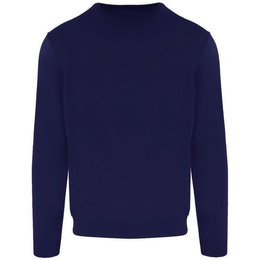 Malo Blue Wool Men's Turtleneck Sweater Malo