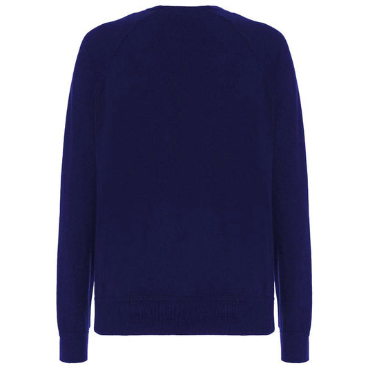 Malo Blue Wool Men's Turtleneck Sweater Malo