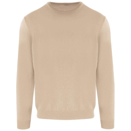 Malo Beige Wool Men Sweater Malo