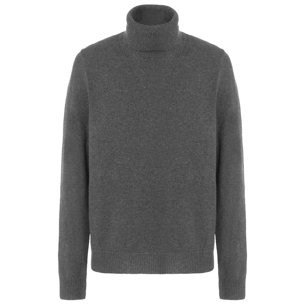 Malo Gray Wool Men Sweater Malo