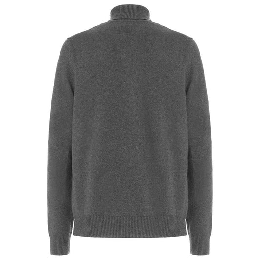 Malo Gray Wool Men Sweater Malo