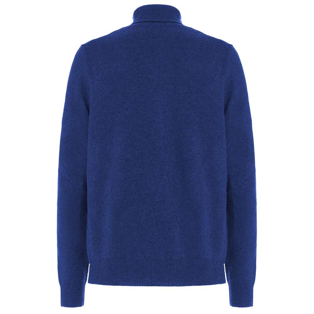 Malo Blue Wool Men Sweater Malo