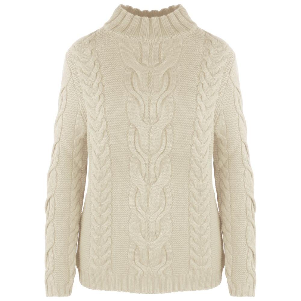 Malo Beige Wool Women Sweater Malo