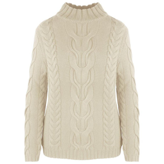 Malo Beige Wool Women Sweater Malo