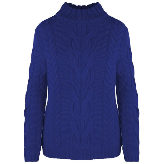 Malo Blue Wool Women Sweater Malo