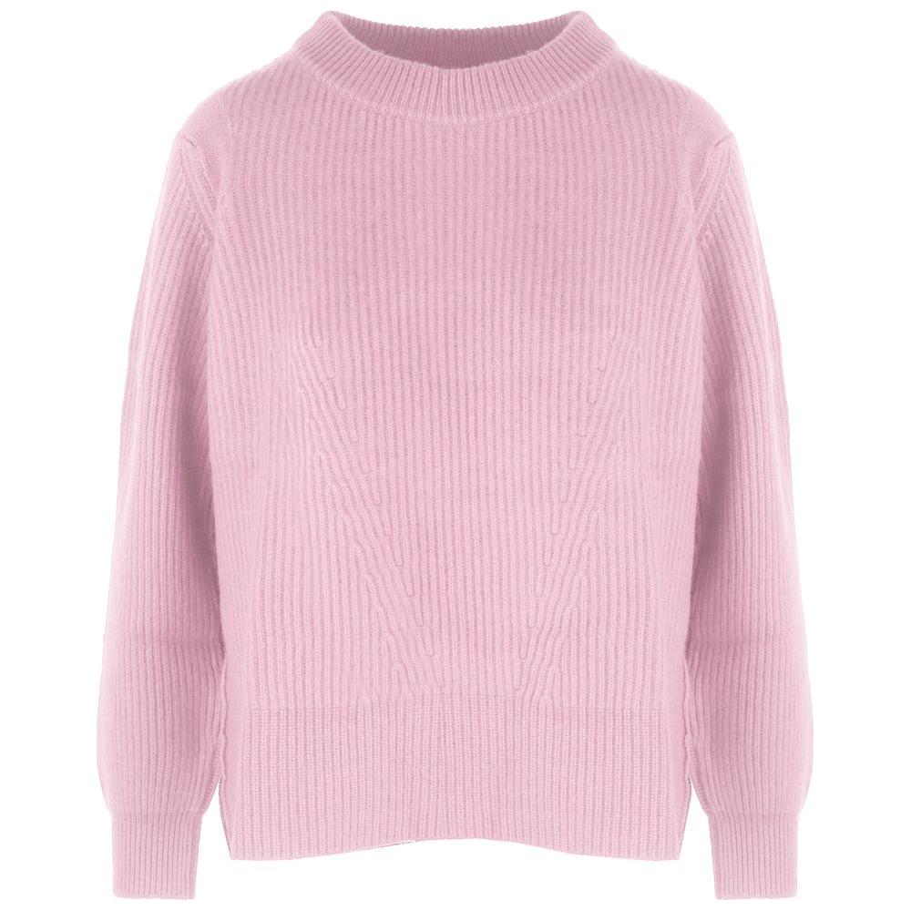 Malo Pink Cashmere Women Sweater Malo