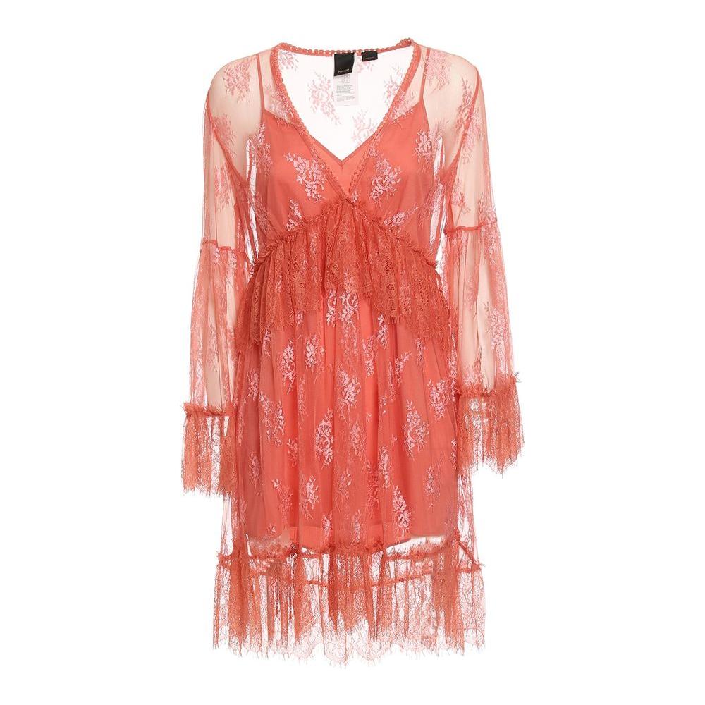 PINKO Pink Polyamide Dress PINKO Light Coral