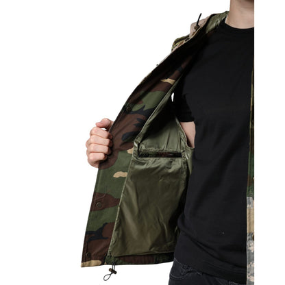 Dolce & Gabbana Multicolor Patchwork Hooded Vest Jacket 1728,67345645728,Clothing,Dolce & Gabbana,IT52 | XL,Jackets & Coats - Clothing,Jackets - Men - Clothing,Material: 80% Nylon 7% Cotton 5% Polyester 2% Mohair 2% Guanaco 2% Acetate 2% Silk,Men,Multicol