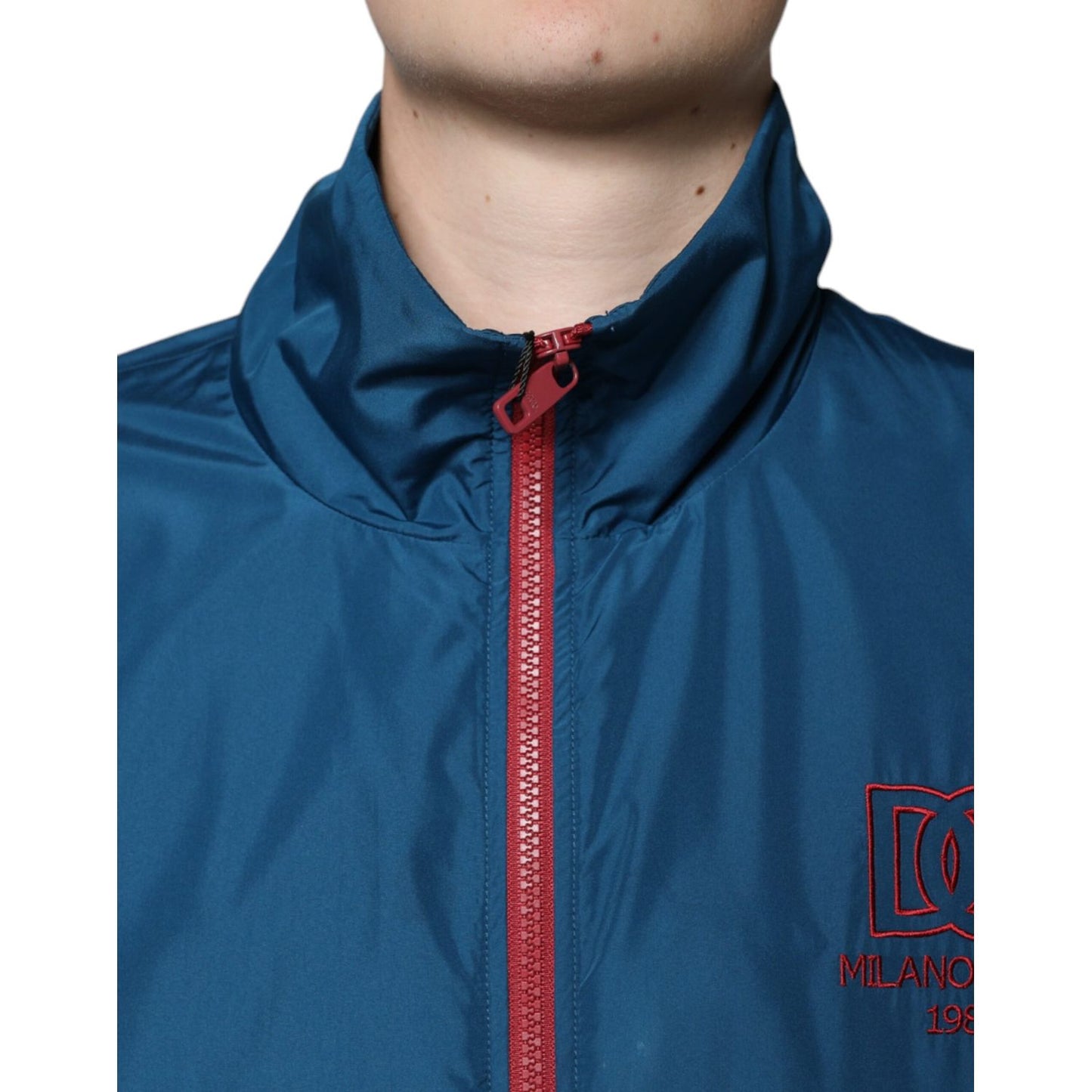 Dolce & Gabbana Multicolor Polyester Full Zip Jacket 1728,67345645728,Bombers - Jackets & Coats - Clothing,Clothing,Dolce & Gabbana,IT50 | L,Jackets & Coats - Clothing,Jackets - Men - Clothing,Material: 85% Polyester 15% Nylon,Men,Multicolor,Preowned / De