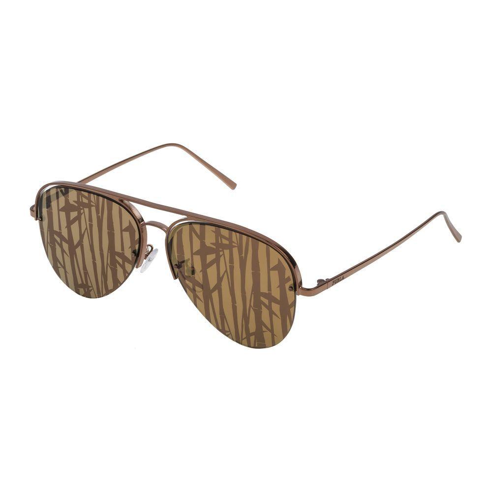 Furla Bronze Metal Sunglasses Furla Dim Gray