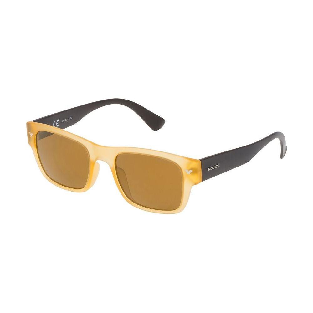Police Yellow Injected Sunglasses Police Dark Khaki