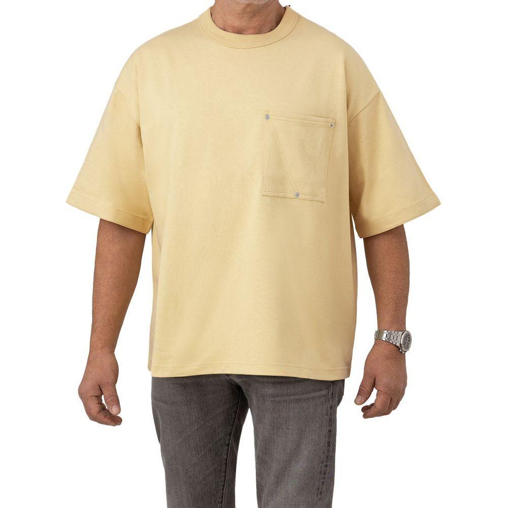 Bottega Veneta Beige Cotton T-Shirt Bottega Veneta