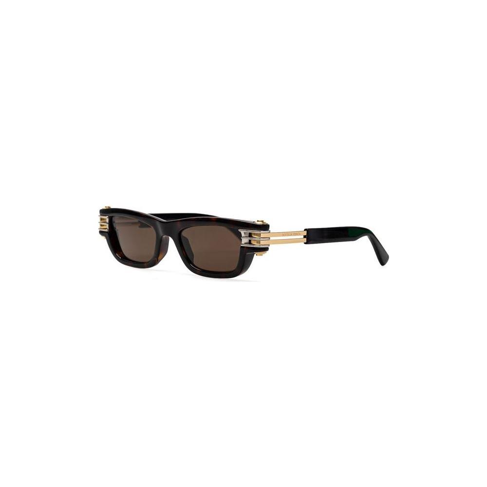 Bottega Veneta Brown Acetate Sunglasses Bottega Veneta