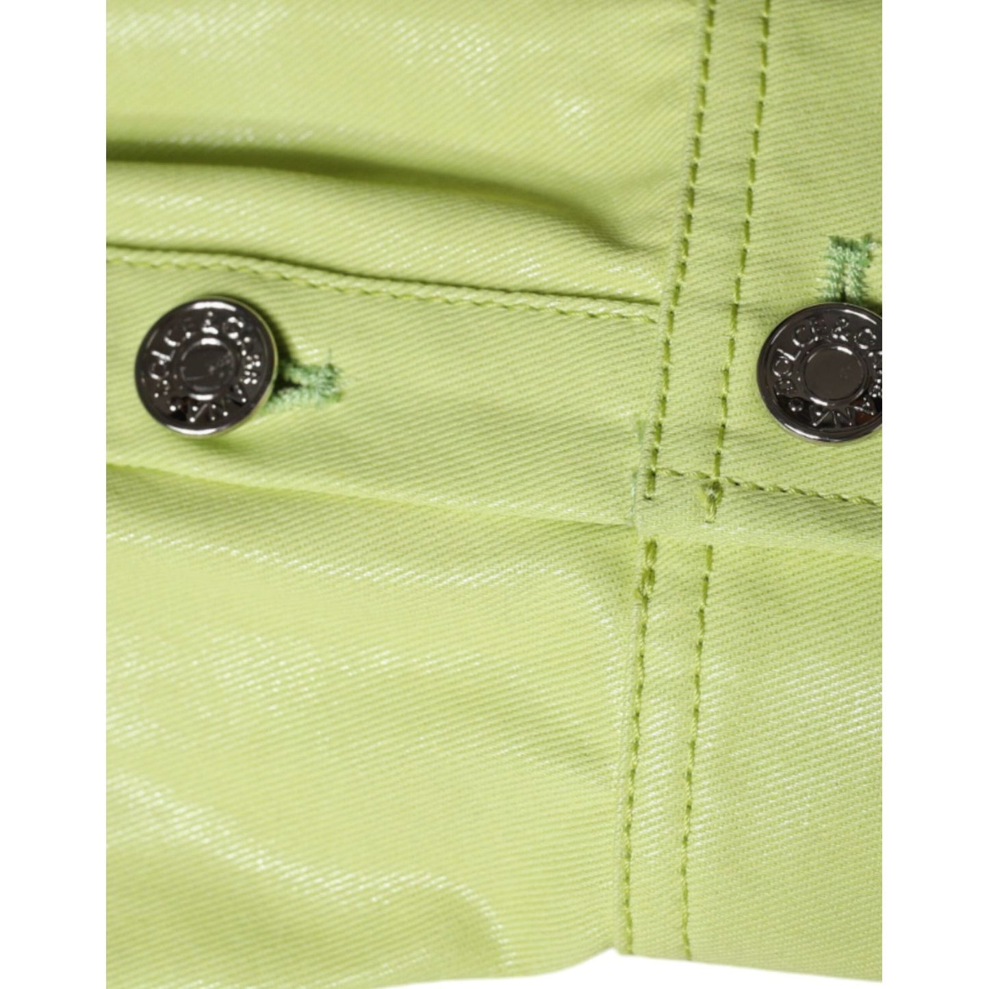 Dolce & Gabbana Green Cotton Collared Men Button Down Shirt Dolce & Gabbana